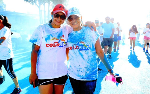 Las mejores imágenes del Color Run en Tegucigalpa