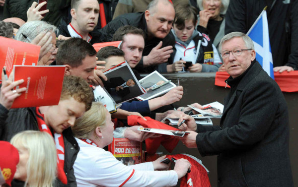 Alex Ferguson y su histórica despedida del Manchester United.