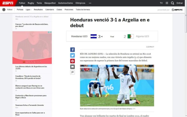 Prensa internacional sobre Honduras: 'No era necesario sufrir tanto'
