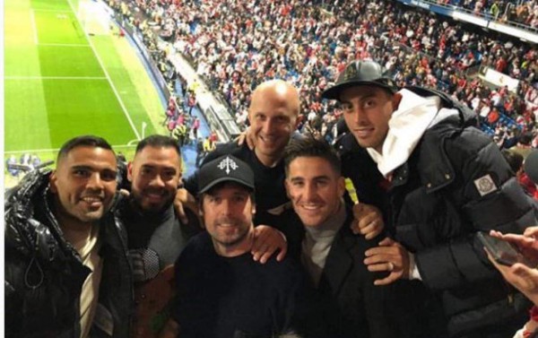 Las personalidades y cracks que llegaron al Bernabéu para el River Plate-Boca Juniors