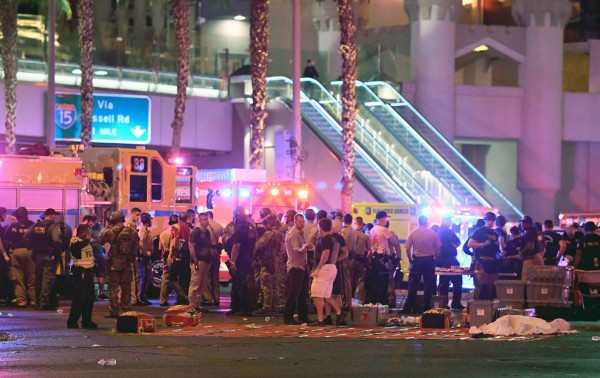 ¡Pánico y sangre! Las tristes fotografías que dejó el tiroteo en Las Vegas