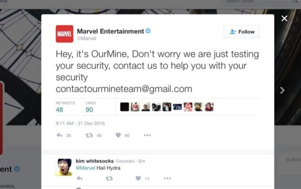Hackean a Netflix, Marvel y la NFL en Twitter