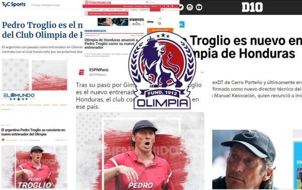 Así reaccionaron los medios internacionales luego de que Pedro Troglio fichara por el Olimpia