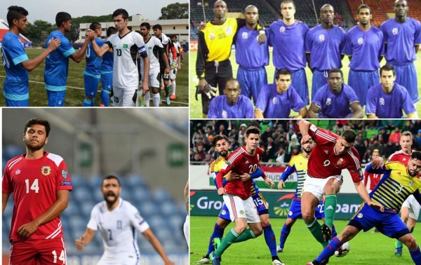 Las 15 selecciones más malas del mundo, según nuevo ranking FIFA