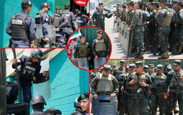 Así militarizan el Yankel previo al clásico sampedrano