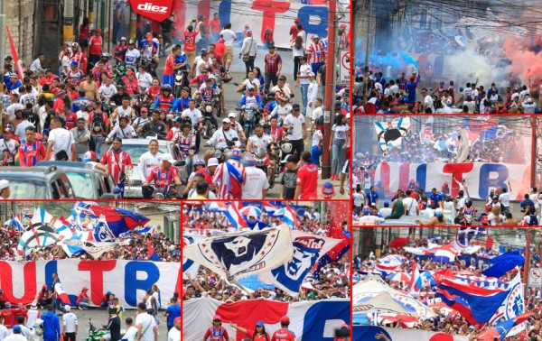¡Espectacular! La multitud de aficionados del Olimpia para la final ante Motagua