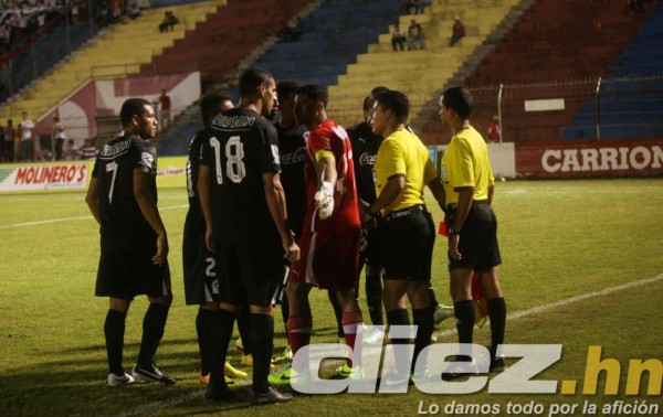 las mejores imágenes de la jornada 17 de la liga nacional de Honduras
