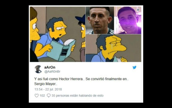 La cruel ola de memes por el cambio de rostro de Héctor Herrera tras sus cirugías estéticas