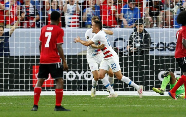 Estados Unidos golea a Trinidad y Tobago y va a paso firme en la Copa Oro 2019