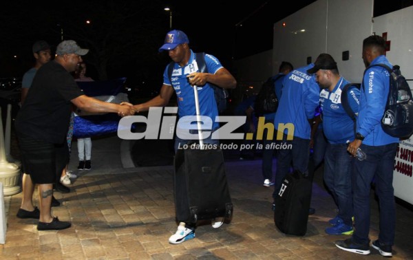 Las curiosas imágenes del viaje de la Selección de Honduras a Fort Myers