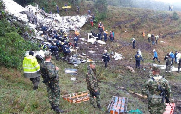Desabastecimiento de combustible habría causado accidente de avión del Chapecoense