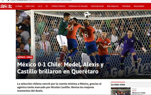 La prensa mexicana arremete contra su selección por perder contra Chile