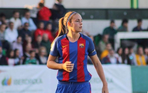 ¡BELLEZA! Así es Alexia Putellas, la hermosa delantera del Barcelona femenino