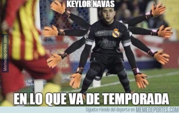 Los imperdibles memes dedicados a Keylor Navas y Real Madrid