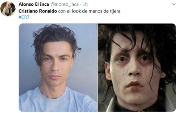 Los crueles memes y burlas en Twitter del radical cambio de look de Cristiano Ronaldo