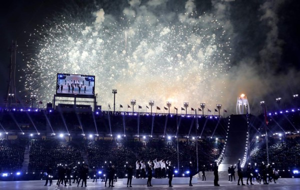 Las mejores imágenes de la ceremonia de clausura de los Juegos Olímpicos de Invierno