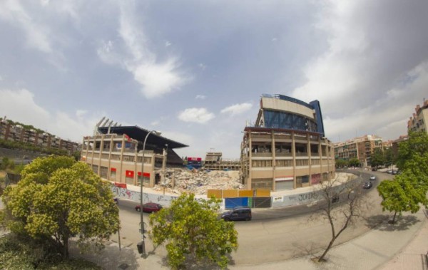 Así desaparece: Las nuevas imágenes de la demolición del estadio Vicente Calderón