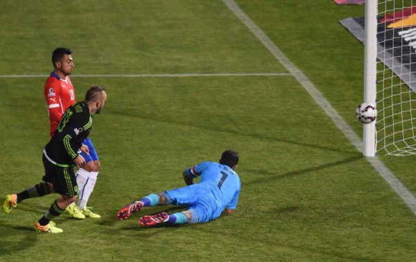 Imágenes del partidazo entre Chile-México