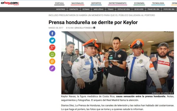 Lo que la prensa de Costa Rica habla previo al juego ante Honduras