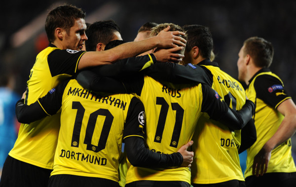 Borussia Dortmund derrotó 4-2 al Zenit en Rusia