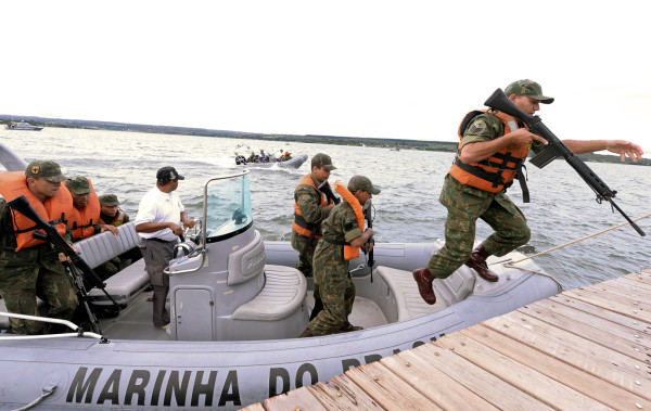 simulacro de medidas de seguridad antes de la Copa Mundial