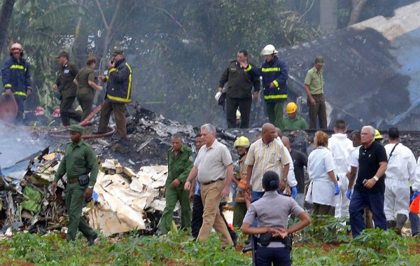 Las impactantes imágenes del accidente aéreo en La Habana, Cuba