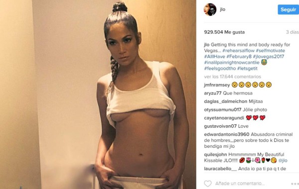 ¡Una bellezada! Las fotos más candentes de Jennifer López en redes sociales&nbsp;&nbsp;
