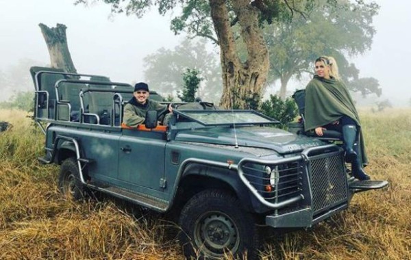 Wanda Nara se desnuda en la sabana con Mauro Icardi ¡Hasta atrajo a los monos!