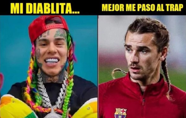 El nuevo look de Griezmann, protagonista de los memes en el Barcelona-Real Sociedad