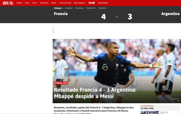 PORTADAS: Así titulan los diarios la eliminación de Argentina de Messi de Rusia 2018