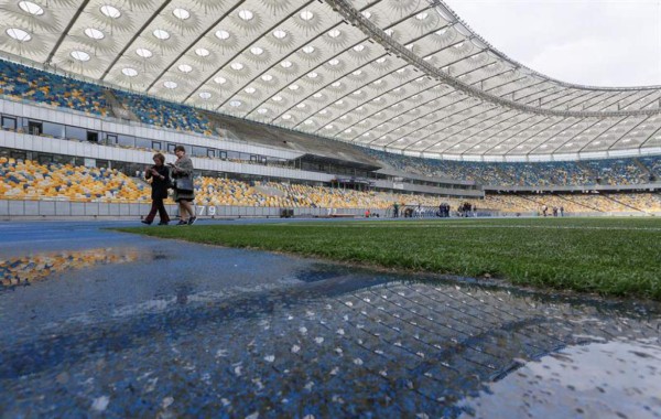 Kiev, lista para recibir la final de la Champions League entre Real Madrid y Liverpool