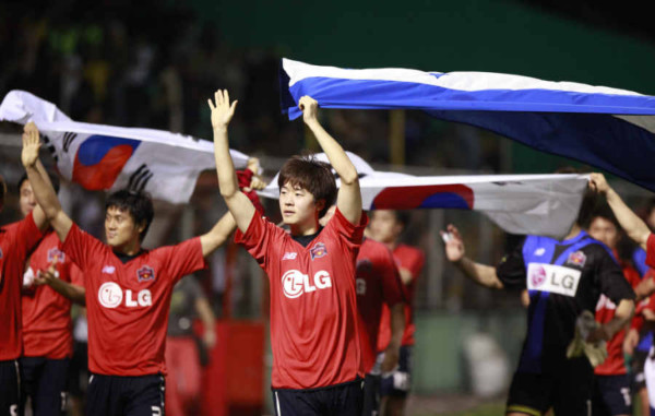 Real España recibe goleada del Goyang de Corea del Sur.