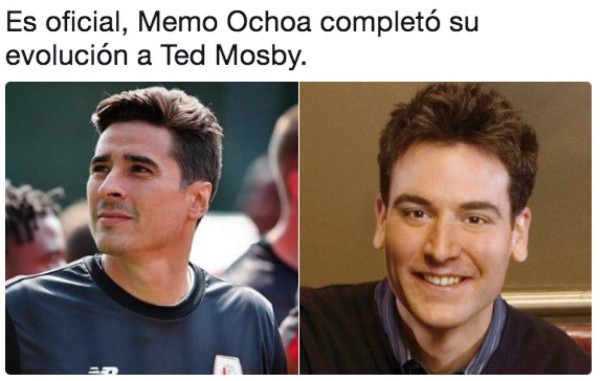 Los crueles memes contra 'Memo' Ochoa por su drástico cambio de 'look'