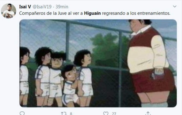 Memes: Higuaín, destrozado en redes por regresar 'gordo' a los entrenamientos de la Juventus