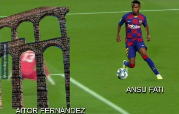 Ansu Fati y Messi, protagonistas de los memes tras el triunfo de Barcelona sobre Levante