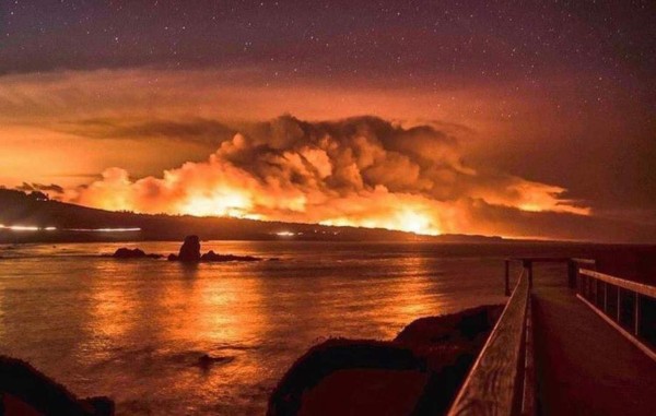Hasta tornados de fuego: Las imágenes apocalípticas de los incendios históricos en California