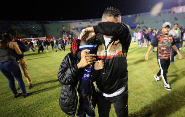 Las otras imágenes que dejó de la trágica noche en el Estadio Nacional de Tegucigalpa