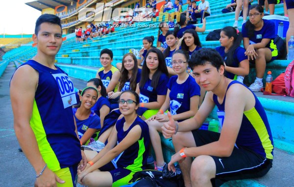 Torneo nacional de atletismo colegial es San Pedro Sula .