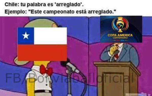 Los imperdibles memes: Se burlan de Chile y su ayuda arbitral