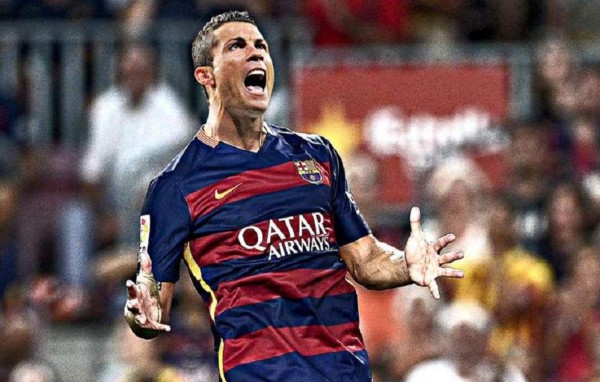 Así lucirían Lionel Messi y Cristiano Ronaldo con la camiseta de otros clubes