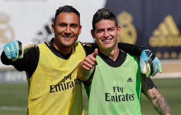 Entrenamiento Real Madrid: El gesto de Marcelo, el dribling de Kubo a Vinicius y la foto entre Keylor y James