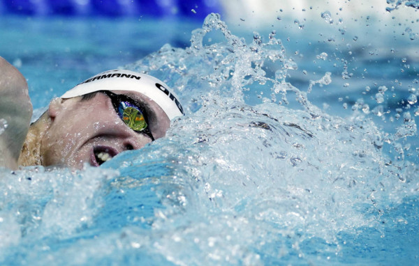 Copa del mundo de natación en Moscú.