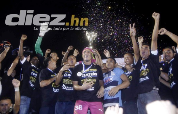 La gran celebración por el ascenso del Honduras Progreso