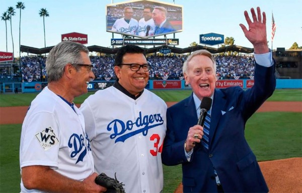 Estrellas que asistieron a los juegos de la Serie Mundial entr Dodgers y Astros