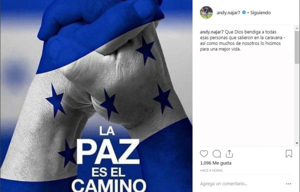 Deportistas hondureños que dejan mensaje a los que van en la caravana de migrantes