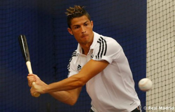 Cristiano Ronaldo, protagonista en la previa del Dodgers-Yankees .