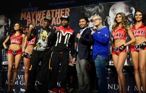 La mejores imágenes previo a la pelea del siglo