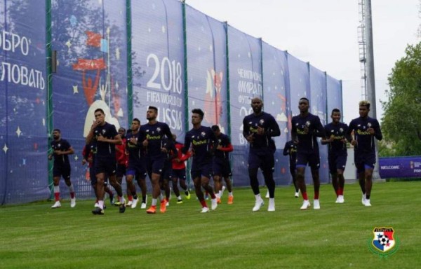 Panamá completa su primera sesión de entrenamiento en Saransk