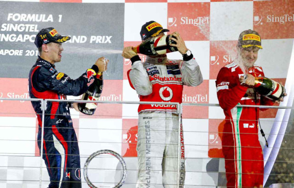 Vettel gana el Gran Premio de Fórmula Uno en Singapur