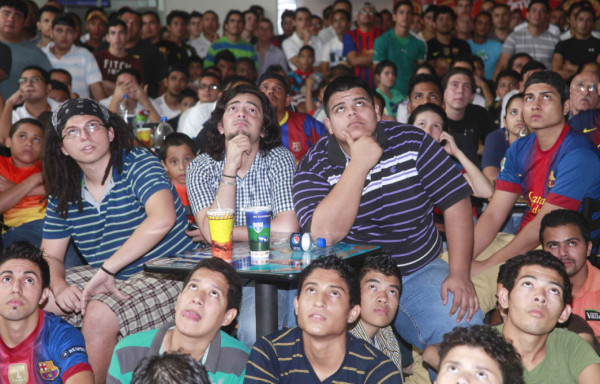 Ambiente en Honduras del clásico Real Madrid-Barcelona